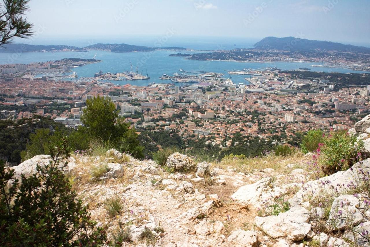 Bas De Villa Jardin Plein Sud Proche Mer Clim-Wifi Saint-Mandrier-sur-Mer Luaran gambar